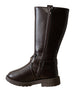 bebe Girl's Knee High Rider Boots with Back Charm Details