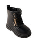 bebe Girl's Toddler Lace-Up Boot with Hanging Charms