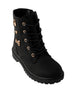bebe Girl's Toddler Lace-Up Boot with Decorative Charms