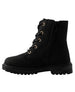 bebe Girl's Toddler Lace-Up Boot with Decorative Charms