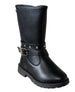 bebe Toddler Girls Rider Boot with Heart Detail and Rhinestones