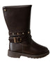 bebe Toddler Girls Rider Boot with Heart Detail and Rhinestones