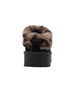 bebe Girl's Slippers – Platform House Shoes with Faux Fur Lining, Cozy Winter Slippers for Little Kid/ Big Kid