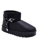 bebe Girls' Winter Boot with Heart Charm, Harness Strap, and Platform Sole