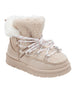 bebe Girls' Cozy Winter Boot with Lace-Up Design and Bebe Logo Charm