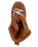 bebe Girls' Cozy Winter Boot with Lace-Up Design and Bebe Logo Charm