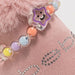 bebe Girls' Cozy Boot Slide with Faux Fur Lining, Friendship Beads, and Rhinestone Detail