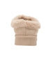 bebe Girls' Cozy Boot Slide with Faux Fur Lining, Friendship Beads, and Rhinestone Detail