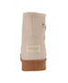 bebe Girls' Cozy Winter Boot with Embroidered Logo and Fun Charm Details