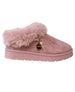 bebe Girl's Cozy Faux Fur Boot Slide Slipper