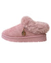 bebe Girl's Cozy Faux Fur Boot Slide Slipper