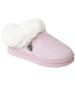 bebe Girl's Cozy Faux Fur Boot Slide Slipper