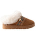 bebe Girl's Cozy Faux Fur Trim Boot Slide Slipper