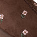 bebe Girl's Floral Embroidery Cozy Clog Slipper