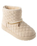 bebe Girl's Quilted Cozy Boots with Memory Foam Insoles