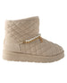 bebe Girl's Quilted Cozy Boots with Memory Foam Insoles