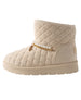 bebe Girl's Quilted Cozy Boots with Memory Foam Insoles