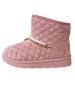 bebe Girl's Quilted Cozy Boots with Memory Foam Insoles