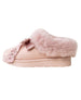 bebe Girl's Cozy Clog with Pearl Bow Slipper