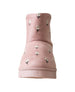 bebe Girl's Floral Embroidery Cozy Boot