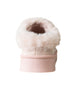 bebe Girl's Cozy Boot Slide with Beaded Bracelet and Rhinestone Detail