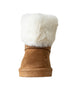 bebe Toddler Girl's Faux Fur Cuff Winter Boot with Butterfly Detail