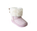 bebe Toddler Girl's Boots – Cozy Boots for Toddlers with Faux Fur Cuff and Butterfly Accent