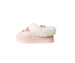 bebe Toddler Girl's Cozy Faux Fur Boot Slide Slipper with Charms
