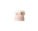 bebe Toddler Girl's Cozy Faux Fur Boot Slide Slipper with Charms