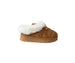 bebe Toddler Girl's Cozy Faux Fur Boot Slide Slipper with Charms