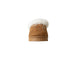 bebe Toddler Girl's Cozy Faux Fur Boot Slide Slipper with Charms
