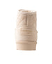 bebe Girls Quilted Cozy Boot with Pearl Chain and Charm