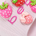 bebe Girls EVA Slide - Lightweight Comfy Slide Sandals with Strawberry Charms