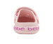 bebe Girl's Lightweight EVA Clog with Chain with Logo Grosgrain Ribbon and Charms