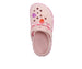 bebe Girl's Lightweight EVA Clog with Chain with Logo Grosgrain Ribbon and Charms
