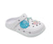 bebe Girl's Comfort EVA Clogs - Slip - On Comfy Shoes with Sea Life Charms