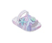 bebe Toddler Girl's EVA Comfy Slides - with Cute Marble Print and Charms