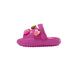 bebe Toddler Girl's Lightweight Platform EVA Slides - Slip - On Comfy with Strawberry Charm Accents