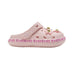 bebe Toddler Girl's Comfort EVA Clogs - Slip - On Comfy Shoes with Flower Charms
