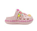 bebe Toddler Girl's Lightweight EVA Clogs - Slip - On Comfy Shoes with Bracelet and Charms