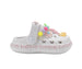 bebe Toddler Girl's Lightweight EVA Clogs - Slip - On Comfy Shoes with Bracelet and Charms