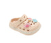 bebe Toddler Girl's Lighweight EVA Clogs - Slip - On Comfy Shoes with Charms