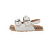 bebe Girl's Footbed Sandals - Comfortable Design with Double Buckle and Charms