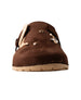 bebe Girl's Western Buckle Footbed Slide Sandal with Charms