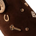 bebe Girl's Western Buckle Footbed Slide Sandal with Charms
