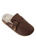 bebe Girl's Faux Sherpa Footbed Clog with Hanging Charms