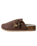 bebe Girl's Faux Sherpa Footbed Clog with Hanging Charms