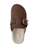 bebe Girl's Faux Sherpa Footbed Clog with Hanging Charms