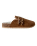 bebe Girl's Faux Sherpa Footbed Clog with Hanging Charms
