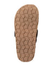 bebe Girl's Floral Embroidery Memory Foam Footbed Slide Sandals